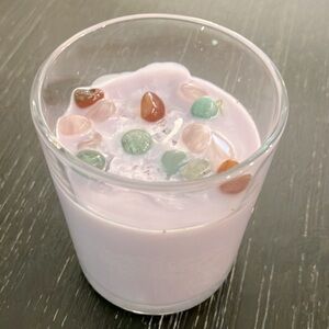 Crystal Lavender Sage Candle